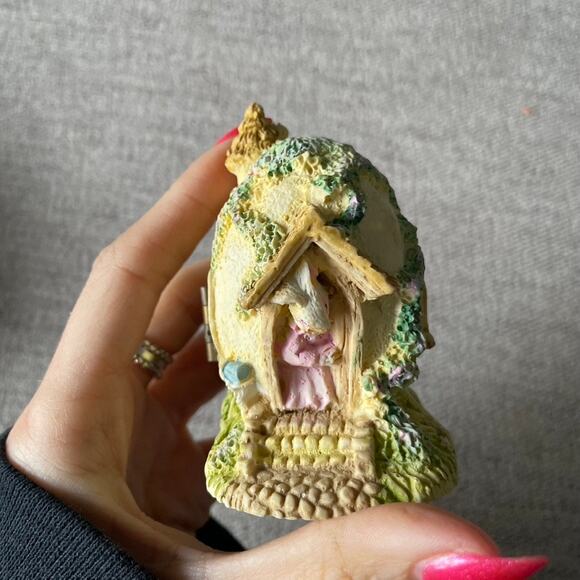 Vintage Miniature Hinged Diorama Hidden Easter‎ Egg House Pastel Decor - Picture 3 of 3